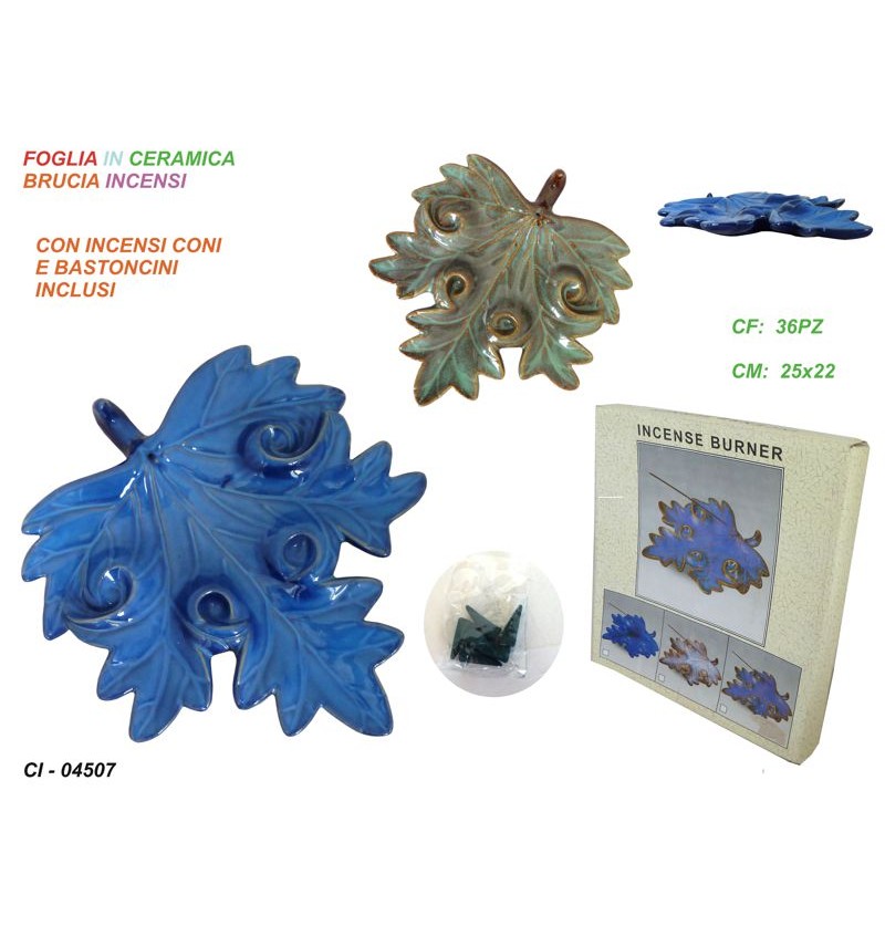 porta-incensi-foglia-ceramica--+-6-coni
