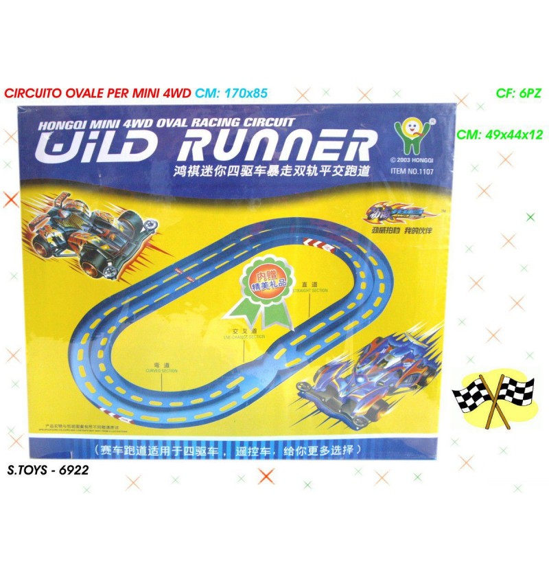 CIRCUITO OVALE 170X85