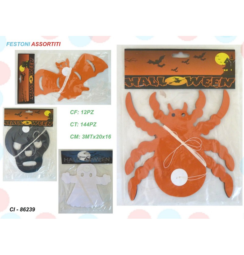 FESTONE HALLOWEEN 3MT ASS