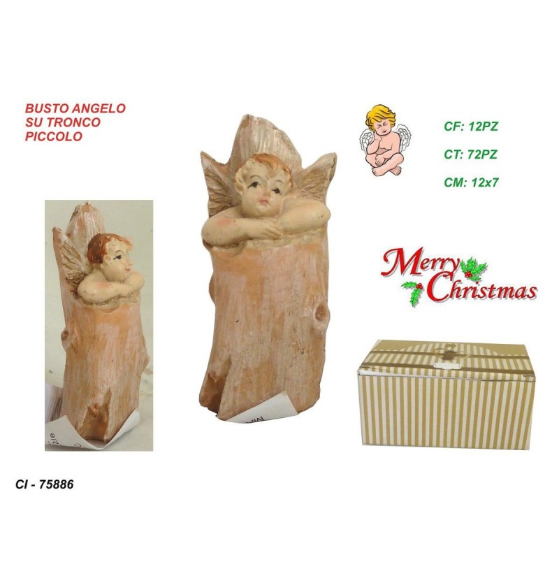 BUSTO ANGELO SU TRONCO PICCOLO