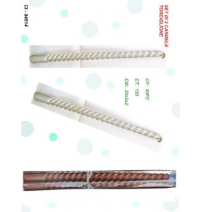 set-due-candele-torciglione-metalizzate