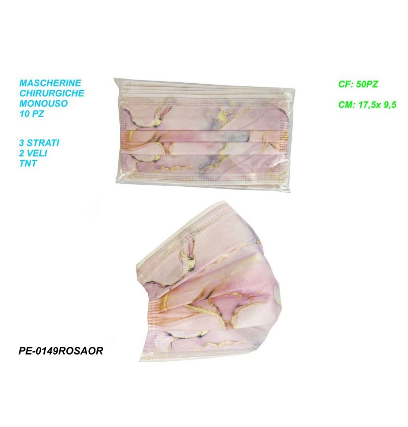 10-mascherine-chirurgiche-tnt-rosa-oro