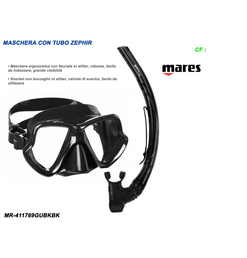 MASCHERA C/BOCCAGLIO ZEPHIR...