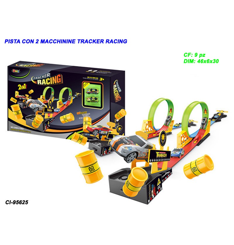 pista-con-2-macchinine-tracker-racing