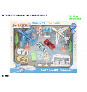 set-aereoporto-airline-cargo-vehicle