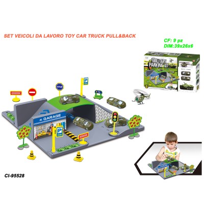 set-parcheggio-c/3-veicoli-military