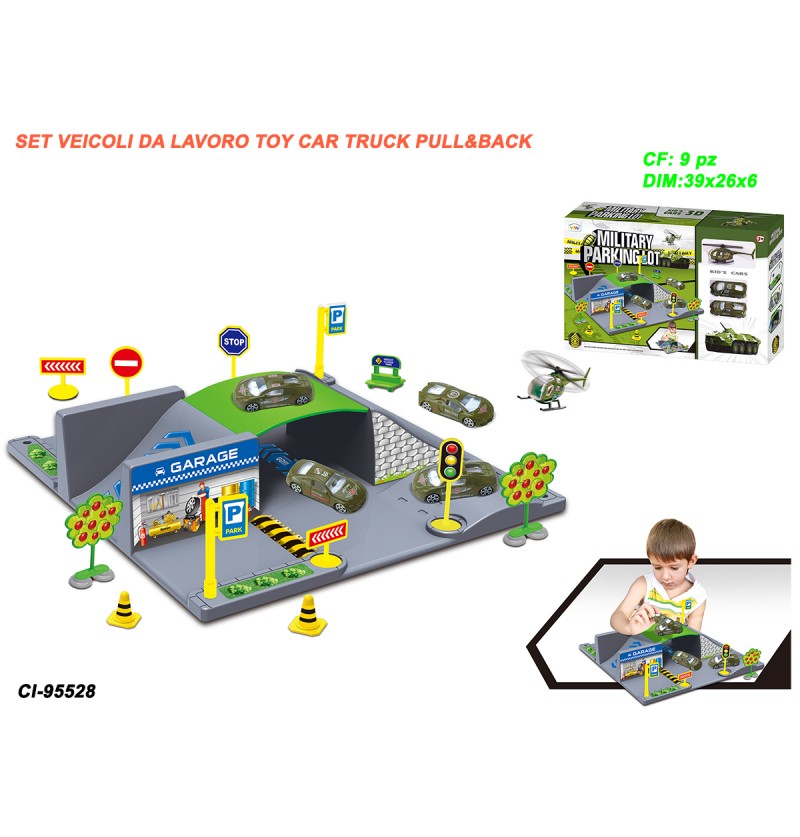 set-parcheggio-c/3-veicoli-military