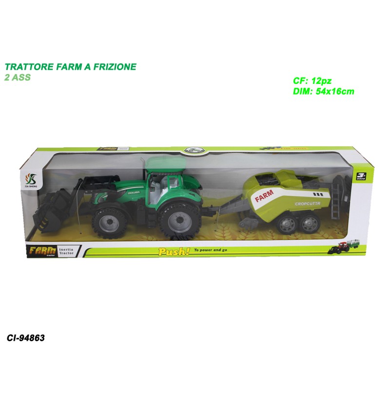 TRATTORE FARM A FRIZIONE 2 COL
