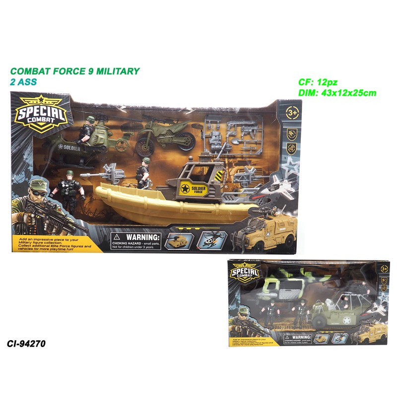 COMBAT FORCE 9 MILITARY 2 ASS