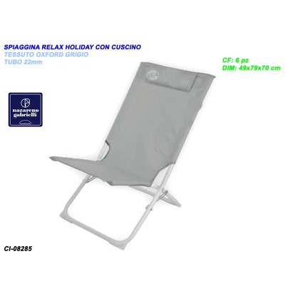spiaggina-relax-holiday-c/cuscino-grigio