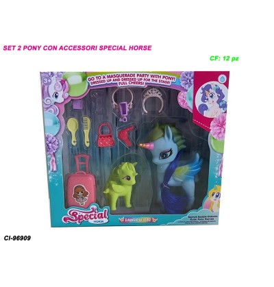 set-2-pony-con-accessori-special-horse