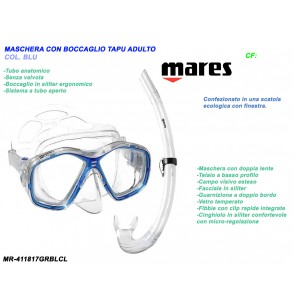 maschera-c/boccaglio-tapu--adulto-blu