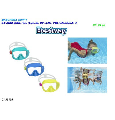 maschera-guppy,-3-6-anni,3col.,protezione-uv,lenti-policarbonato