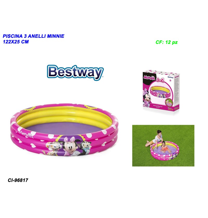 piscina-3-anelli-minnie-cm.-122x25