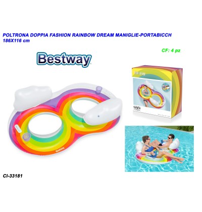 poltrona-doppia-fashion-rainbow-dream,cm.186x116,maniglie-portabicch
