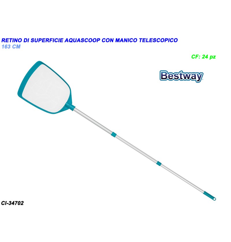 retino-di-superficie-aquascoop-con-manico-telescopico-cm163