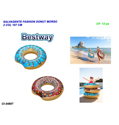 salvagente-fashion-donut-morso,-cm-107,-2-col.