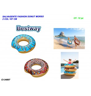 salvagente-fashion-donut-morso,-cm-107,-2-col.