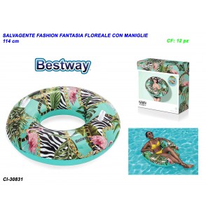 salvagente-fashion-fantasia-floreale-cm.-114-con-maniglie