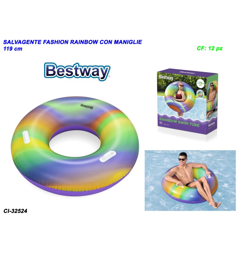 salvagente-fashion-rainbow-cm.-119-con-maniglie