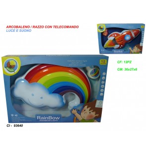 arcobaleno/razzo-c/telecomando-luce/suon