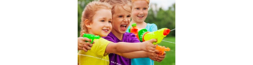 GIOCHI AD ACQUA PISTOLE E TUBI